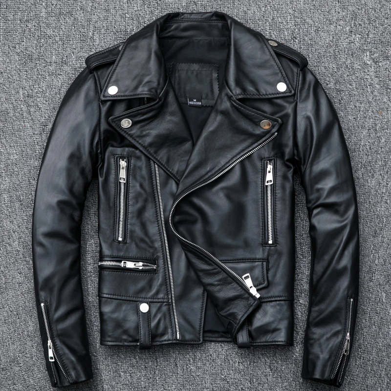 Women Plus Size Sheepskin Genuine Leather Jackets Autumn Slim Motorcycle Biker Jacket Ladies Real Leather Coats Chaqueta Mujer