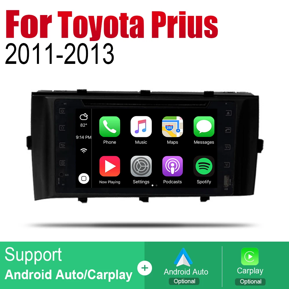 ZaiXi Android автомобильный Радио Стерео GPS навигация для Toyota Prius 2011 ~ 2013 Bluetooth wifi 2din
