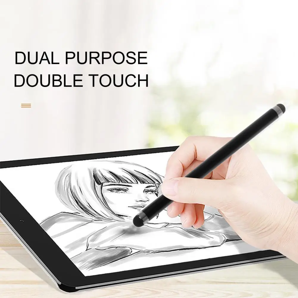 

Universal Portable Dual Nibs Smooth Writing Stylus Pen Pencil for Tablet