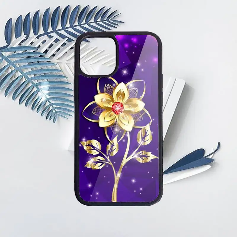 

Purple beautiful infinite butterfly flower Phone Case for iPhone 11 12 pro XS MAX 8 7 6 6S Plus X 5S SE 2020 XR Hard PC