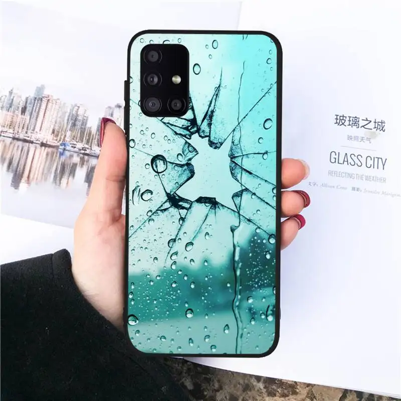 

Broken glass art cool Phone Case For Samsung galaxy S 7 8 9 10 20 edge A 6 10 20 30 50 51 70 note 10 plus