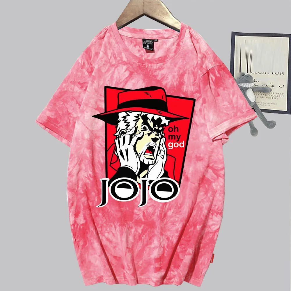 

Jojo Bizarre Adventure Print T-Shirt Women Casual Top 2021 Summer Short Sleeve Loose Soft Womens Tshirt Hot Sale
