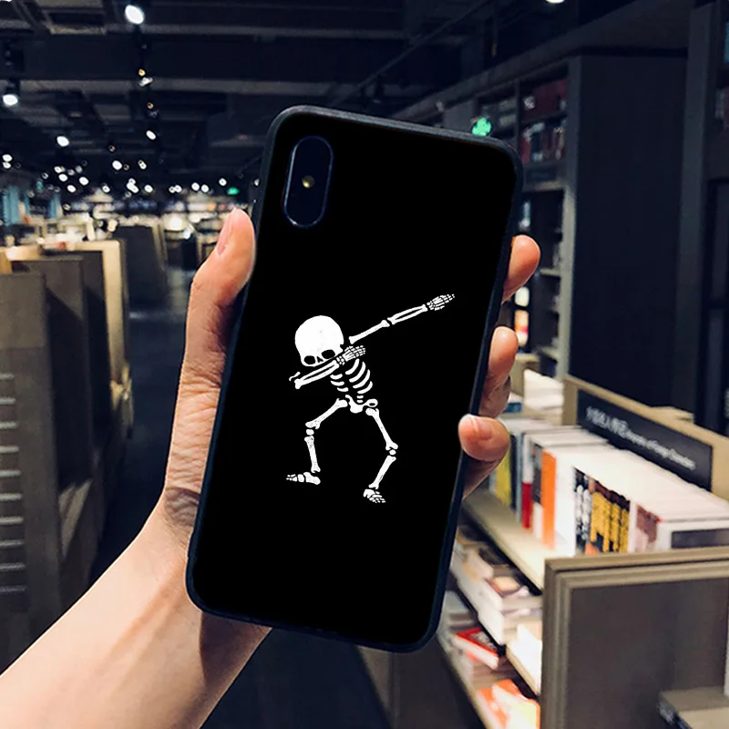 Жесткий чехол для телефона Iphone 11 Pro Max 12 13 Mini мобильного забавные танцевальные