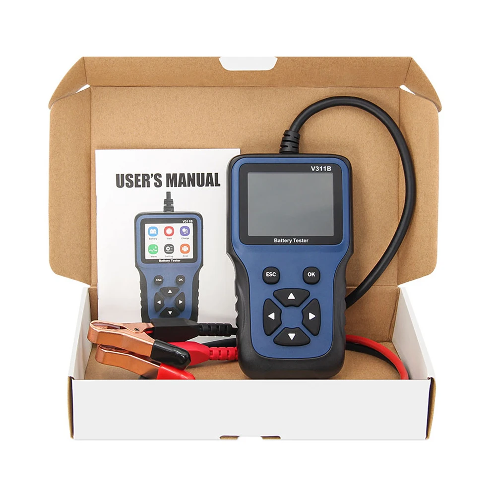 

V311B car 12V battery tester evaluate battery performance Car Battery Charger Tester Analyzer Car Charging Cricut Load Tester