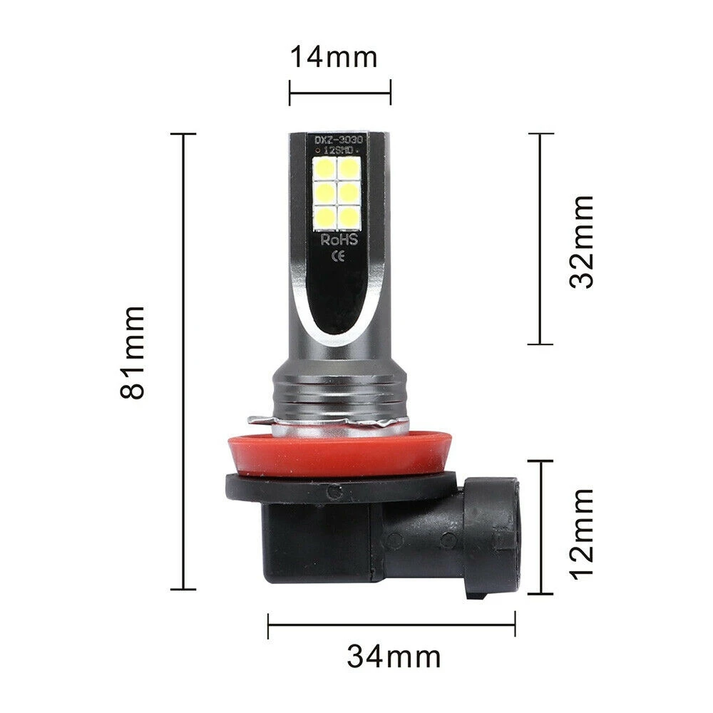 Mayitr 2pcs H7 H11 9005 9006 CSP Fog LED Headlight Bulb 110W 20000LM 6000K Super White Auto Head Lamp for Car Lighting | Автомобили и