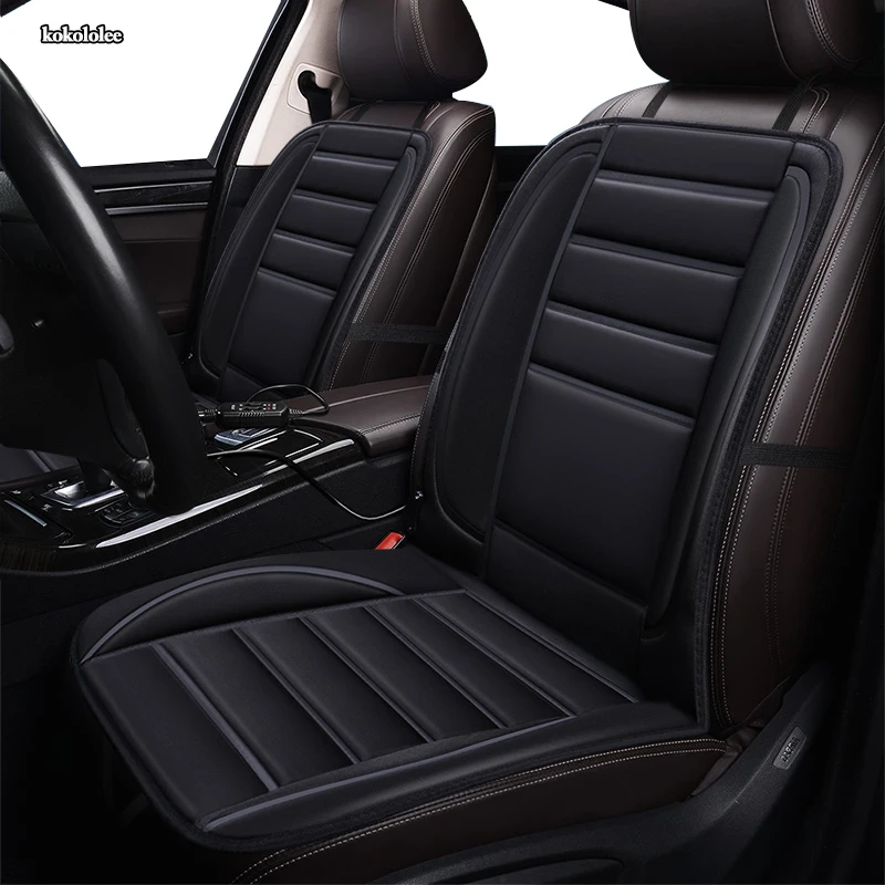 

KOKOLOLEE 12V Heated car seat cover for Suzuki swift sx4 grand vitara Kizashi S-CROSS VITARA Baleno Winter Pad Cushions styling