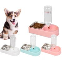 pet hanging food containerwater dispenser for crate cage coop stainless steel durable firm feeding bowl