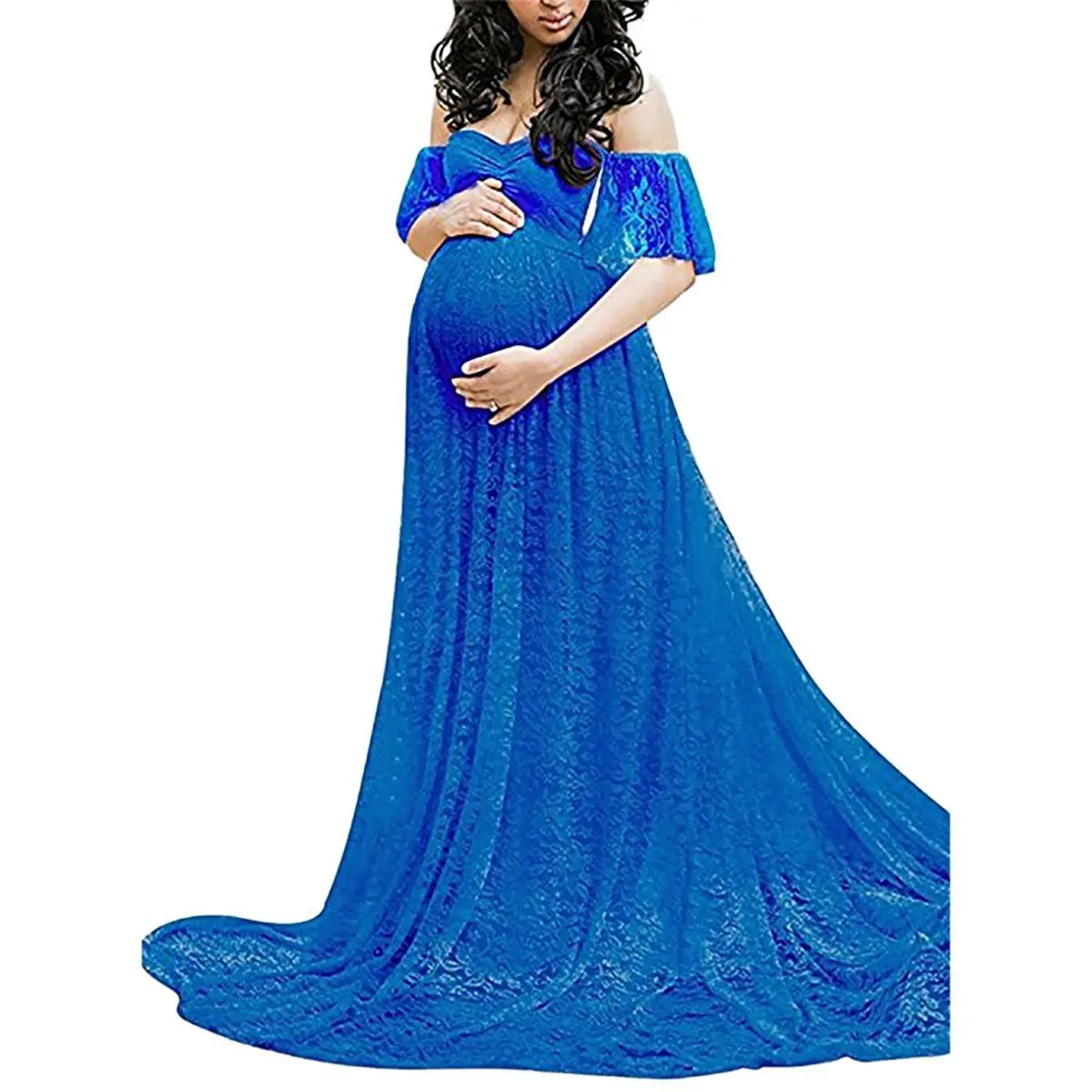 

Long Maternity Photography Props Pregnancy Dress Photography Maternity Dresses For Photo Shoot Pregnant Dress Lace Maxi Gown 79