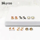 Серьги ручной работы в виде корги, милые Мультяшные собаки из акриловой эпоксидной смолы, милые животные, щенки, питомцы