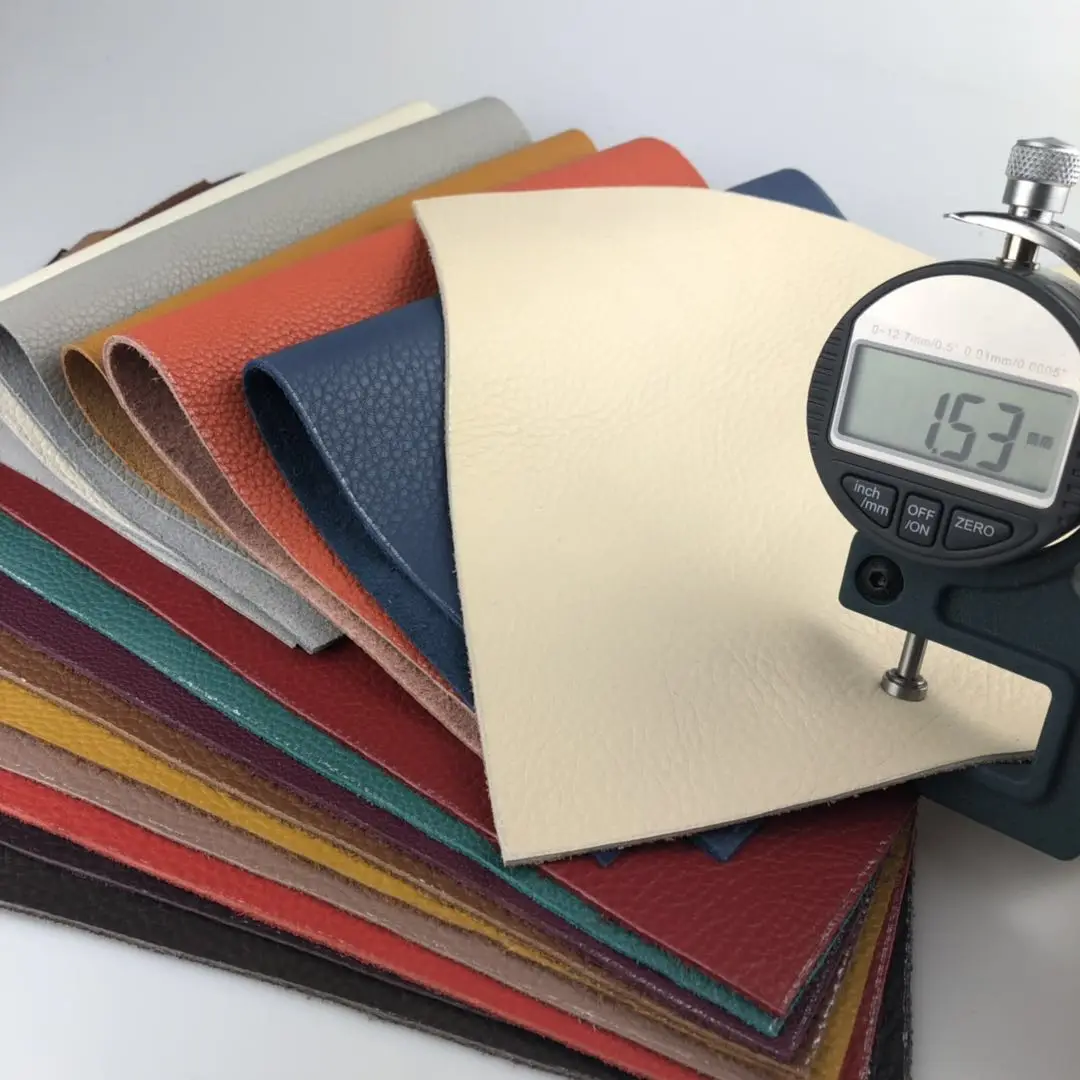 Коровья кожа ткань верха Слои кожи личи диван из мягкой ткани|Натуральная кожа| |