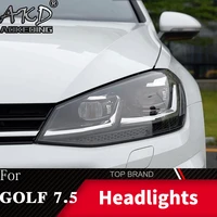 head lamp for vw golf 7 5 2018 2020 headlights golf 7 fog lights daytime running lights drl h7 led bi xenon bulb car accessories