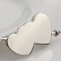 RE Couple Creative Heart Shape Keychain Car Pendant Key chain Zinc Alloy Keyfob Key Ring Valentines Day romantic Lover Gift D13
