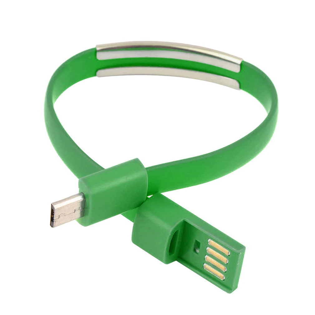 Горячее предложение! Распродажа! 22 см портативный usb кабель с лапшей браслет