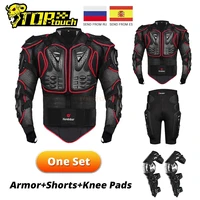 herobiker motos body armor motorcycle jacket with protection black red motocross motorbike protective gear motocross equipment