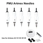 Картриджи для тату-машинки Artmex R1 R3 R5 F5 F7, иглы для перманентного макияжа, 50 шт.