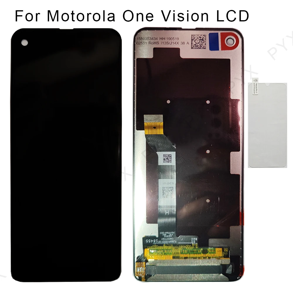 AMOLED For Motorola One Vision LCD moto P50 XT1970 Display Touch Screen Digitizer Assembly Replacement Action XT2013 | Мобильные