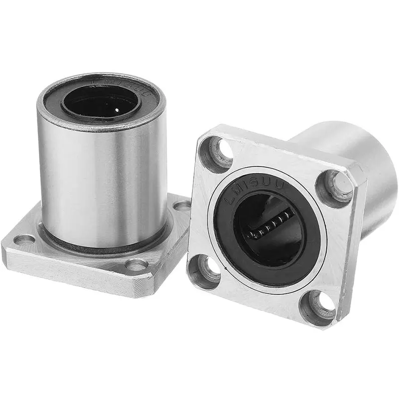 

New Flange Linear Motion Bushing Ball Bearing 16mmx28mmx37mm (LMK16UU 2 Pcs)