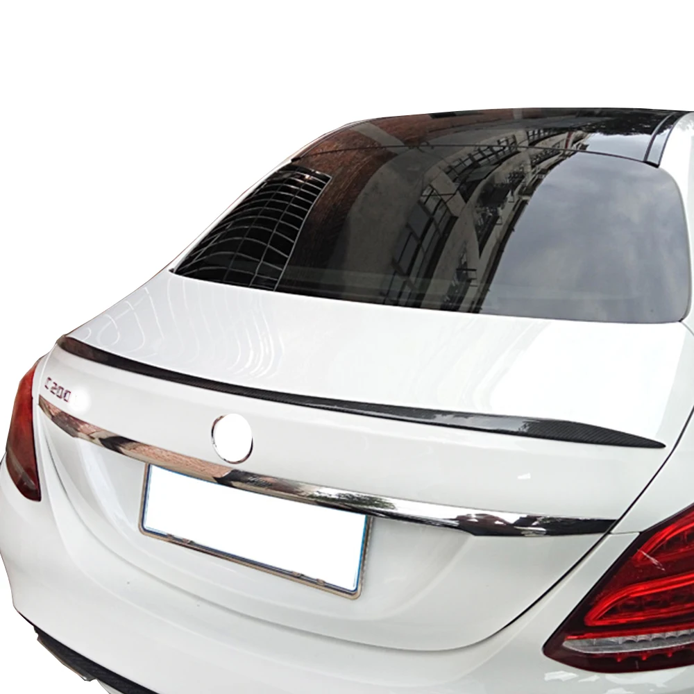 Стильный спойлер C63 для заднего багажника из углеродного волокна Benz W205 C250 C Class C180