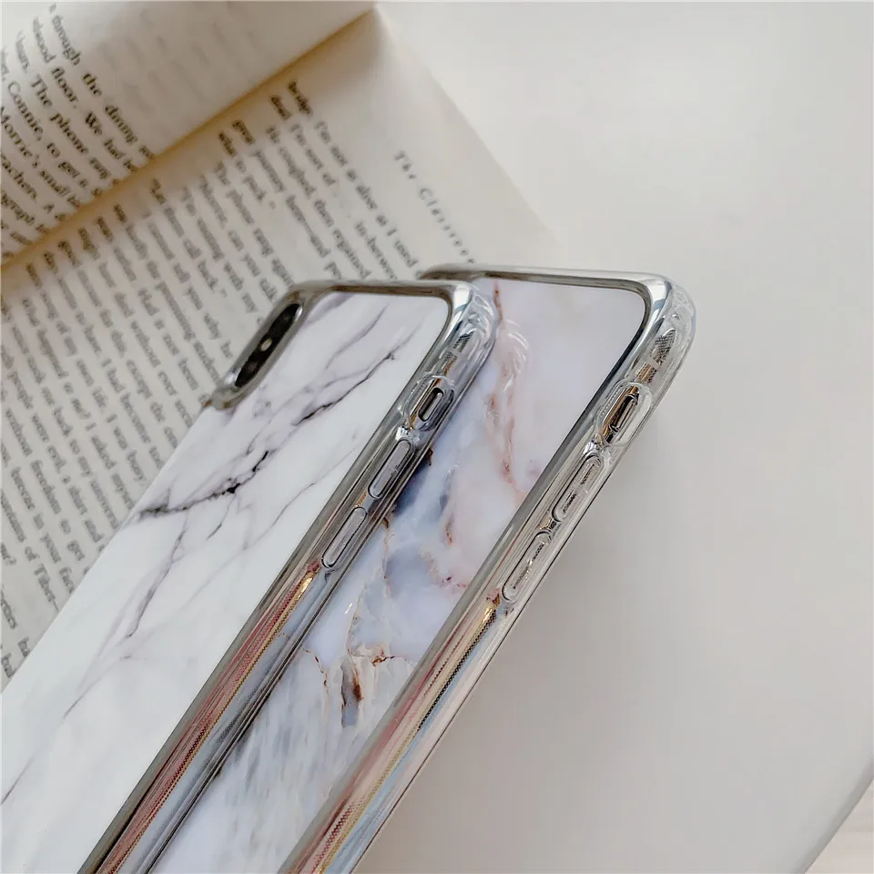 Ультратонкий тонкий пластиковый чехол для девочек Женский сотовый телефон в