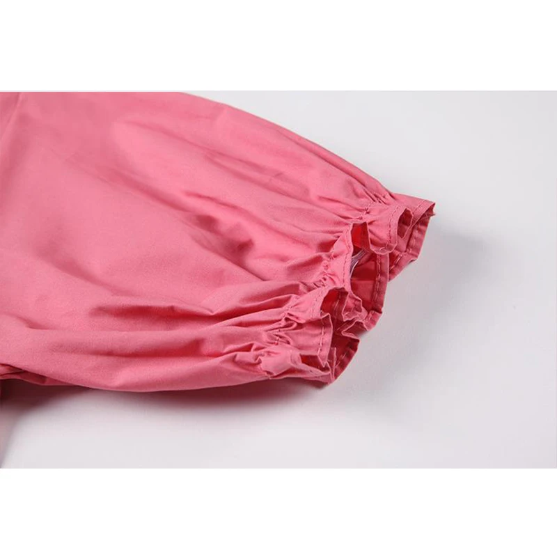 

French Elegant Temperament Dress Women 2021 Summer Fashion V Neck Short Puff Sleeve High Waidt Draped Solid Long Dress Lady