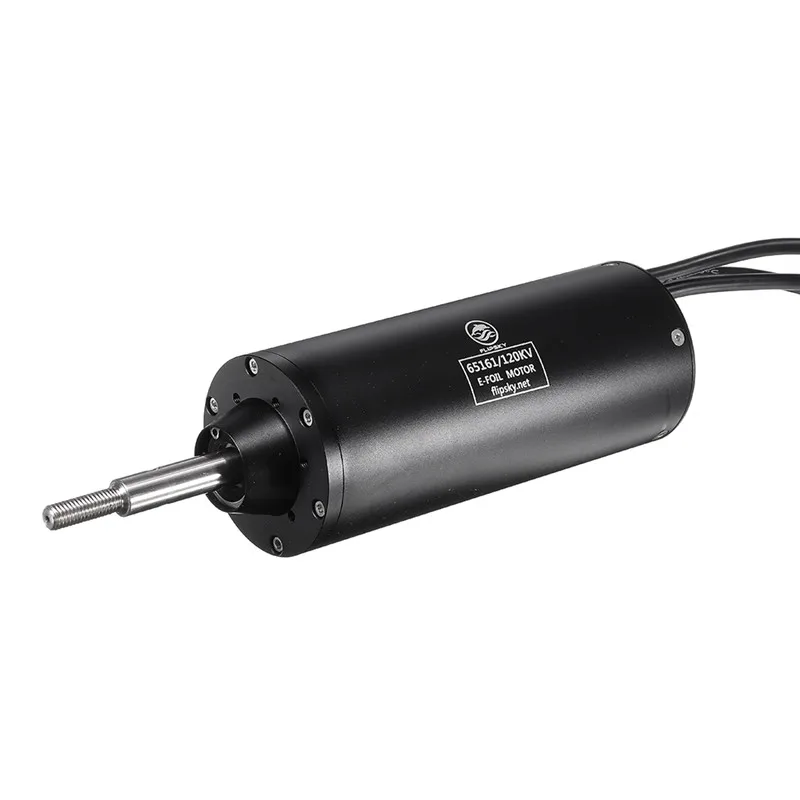 Водонепроницаемый бесщеточный мотор-амфибия с резьбовым валом Flipsky 65161 6000 кв/кв