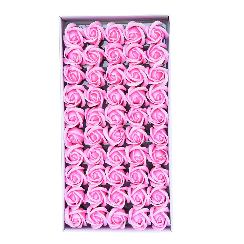

Dia 4cm Cheap Soap Rose flower Heads beauty Wedding Valentine's Day Gift Wedding Bouquet DIY Home Decoration Hand Flower Art