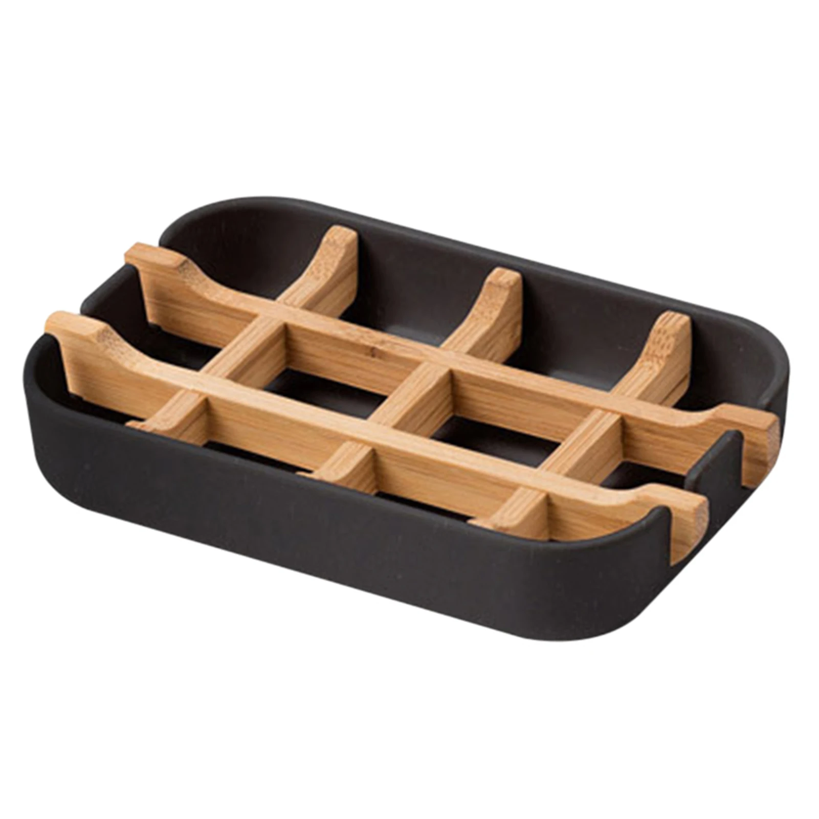 Good Healthy Bathroom Wood Soap Case Holder Detachable Easy To Clean For Storage Stand Home | Красота и здоровье