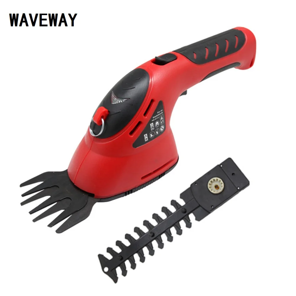 

Электрический триммер 2 в 1, 3,6 В, беспроводной триммер для травы, перезаряжаемый триммер для живой изгороди, перезаряжаемый триммер