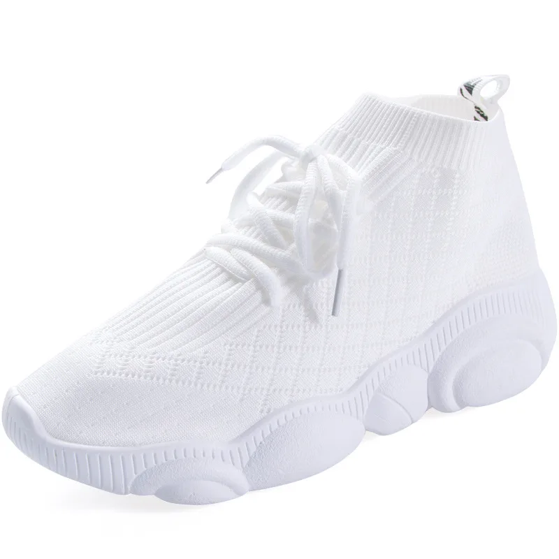 

New Women's Leisure Flying Weaving Sports Shoes In Summer Of 2019, Luxury Shoes Women Designers , Flat Shoes Women