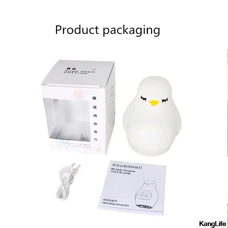 Светодиодный светильник в виде пингвина настольная лампа с регулируемой