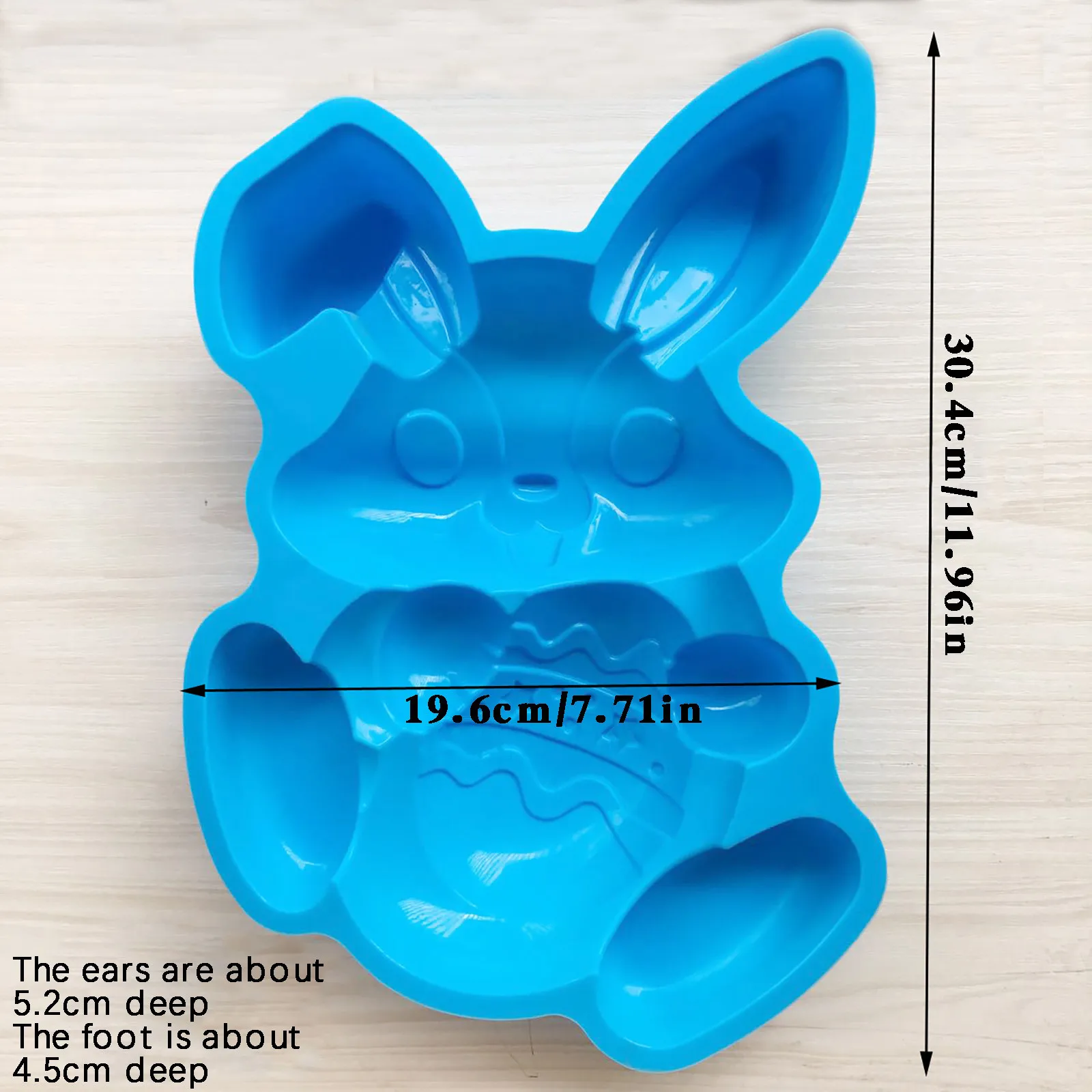 

Bunny Bakeware Easter Silicone Cake Mould Silicone 3D Bunny Shape Fondant Cake Mousse Chocolate Baking Mold Modelling Decor