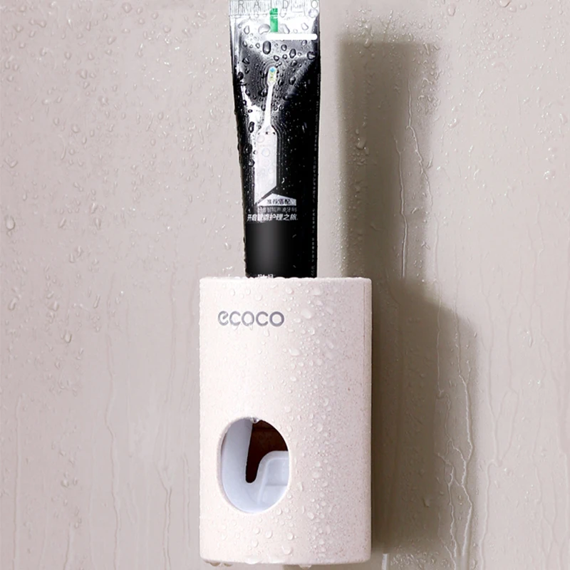 Автоматический диспенсер для зубной пасты держатель щетки из пшеничной соломы