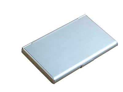 

New Business ID Credit Card Case Metal Fine Box Holder Pocket 9.3x5.7x0.7cm