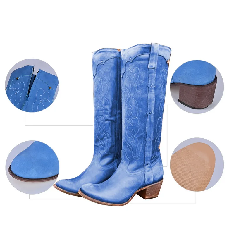 Hot Women Boots Autumn Winter Ladies Flat Bottom Boots Shoes Over The Knee Thigh High Black Suede Long Boots