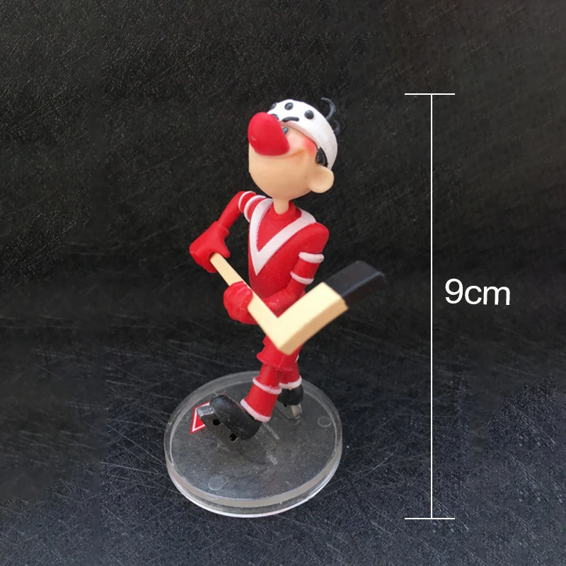 Хоккей Спортивная модель украшение стола 1 шт. плеер с палкой куртка красного