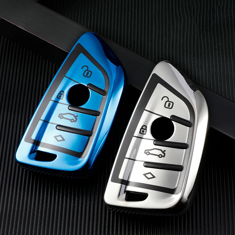 

TPU Car Remote Key Case For BMW X1 X3 X5 X6 X7 1 3 5 6 7 Series G20 G30 G11 F15 F16 G01 G02 F48 Holder Protector Fob Cover Shell