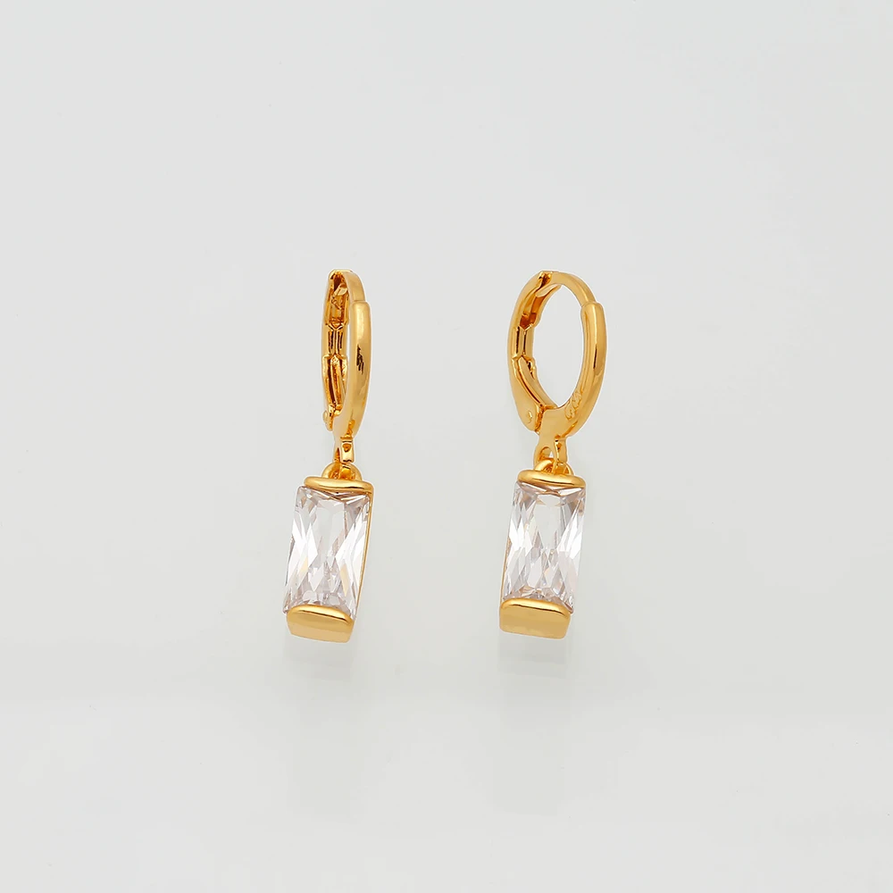 Женские Серьги-подвески с фианитом YMYW элегантные геометрические Серьги вечерние