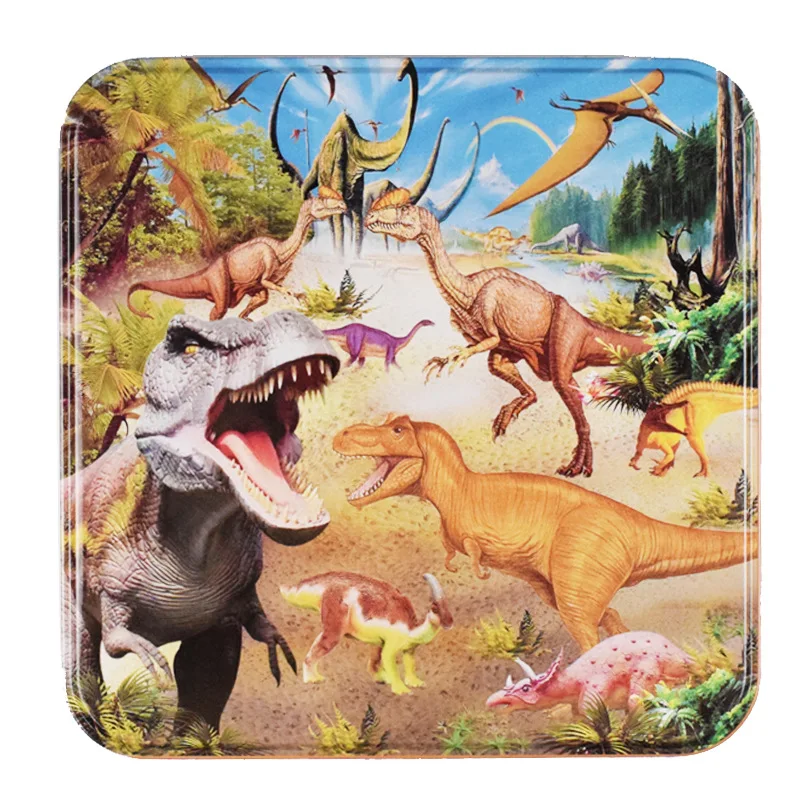 

300-Piece Iron Box Puzzle Educational Puzzle for Boys and Girls Kids Learning Toys Wooden Toys Wooden Puzzle