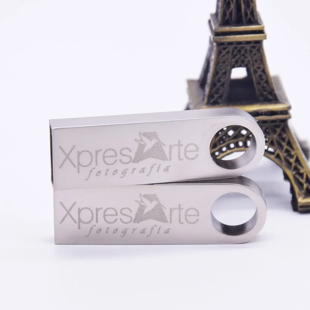 Портативный мини металлический флеш накопитель 4 ГБ 8 16 32 64 USB Флешка карта памяти