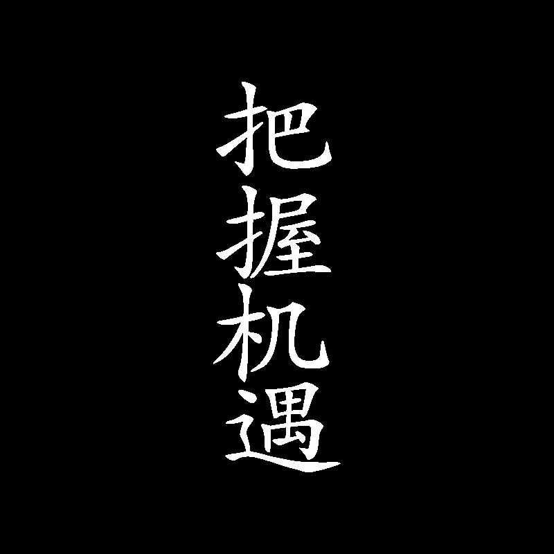 Volkrays индивидуальные автомобильные наклейки захват шанс китайские персонажи