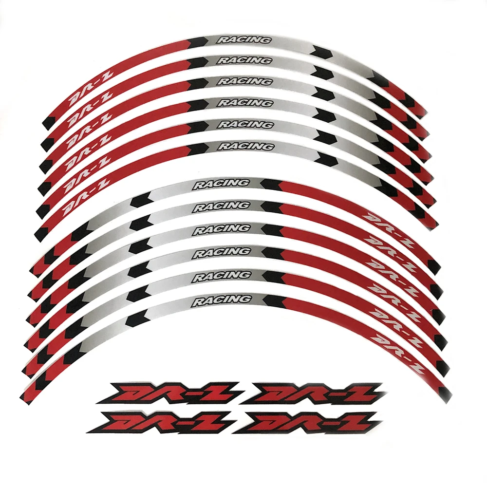 

RIM "17 STRIPES WHEEL DECALS TAPE STICKERS FOR SUZUKI DRZ DR-Z 400SM 2005-2021