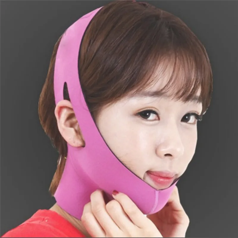 Бандаж для похудения лица маска подтяжки двойной подбородок ремешок кожи