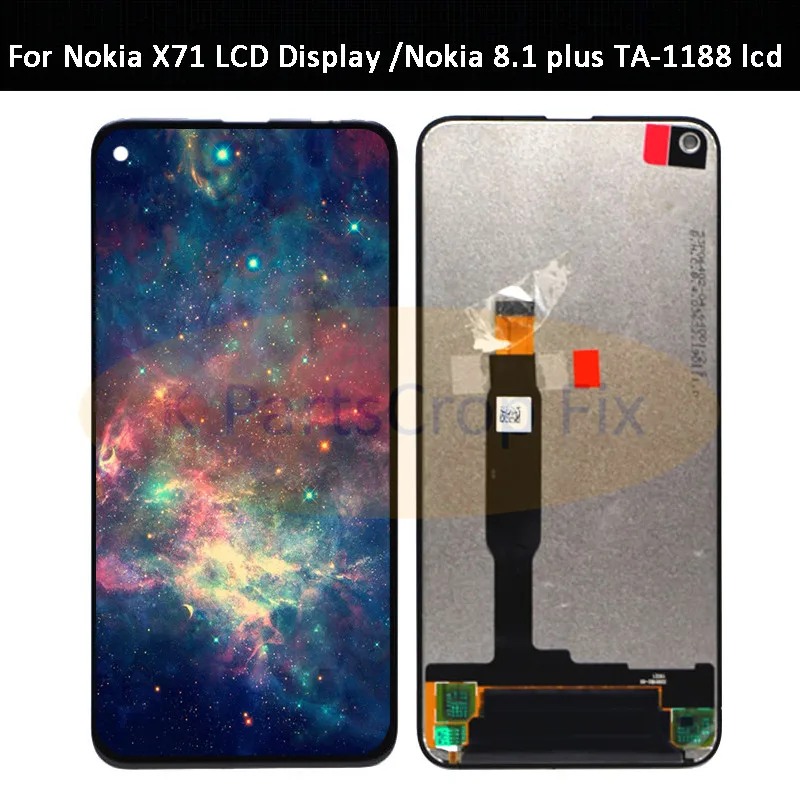 100% тест для Nokia X71 ЖК дисплей 8 1 plus TA 1188 Сенсорная панель дигитайзер сборка 1167