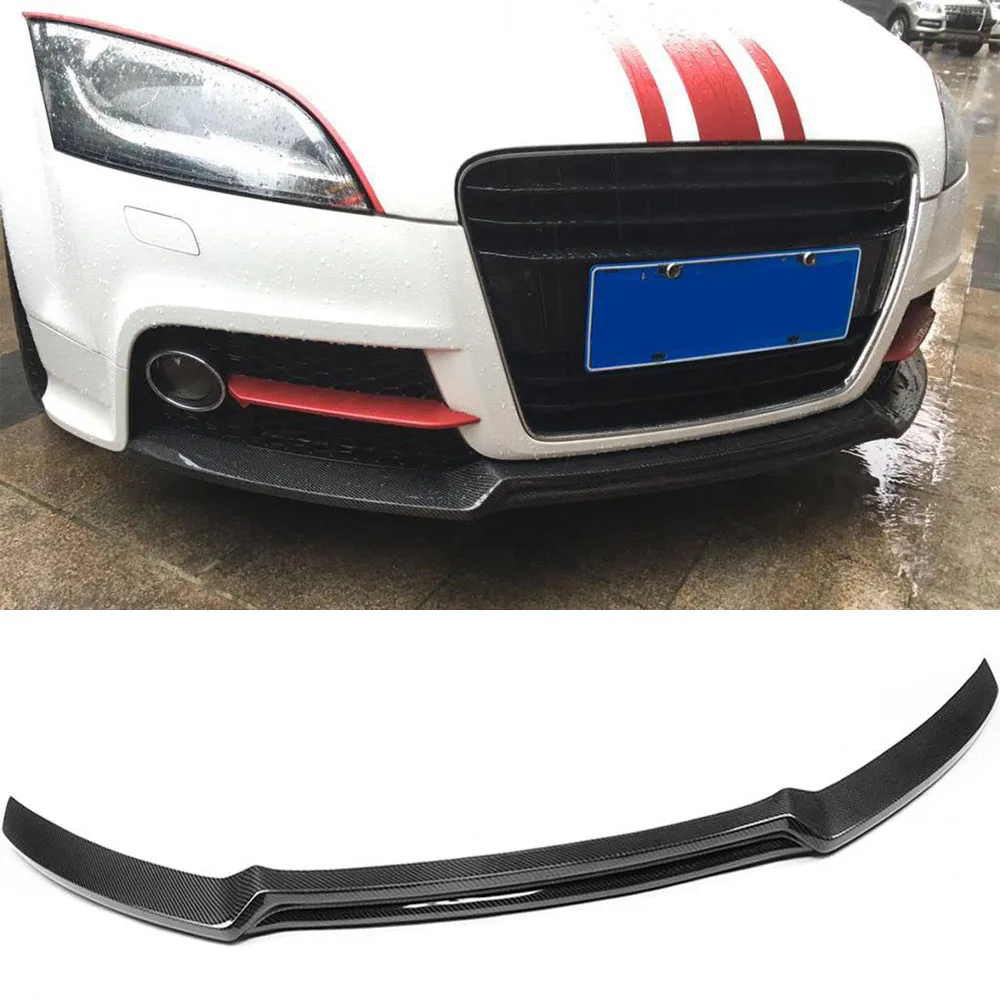 Передний бампер из углеродного волокна спойлер для Audi TT TTS 8J Coupe 2 Door 2013 2014 передний