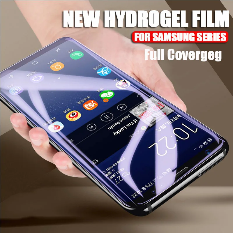 3D мягкая Гидрогелевая пленка для Samsung Galaxy S10 S9 S8 Plus 5G A8 Защитная экрана Note 10 9 8 S7 Edge |