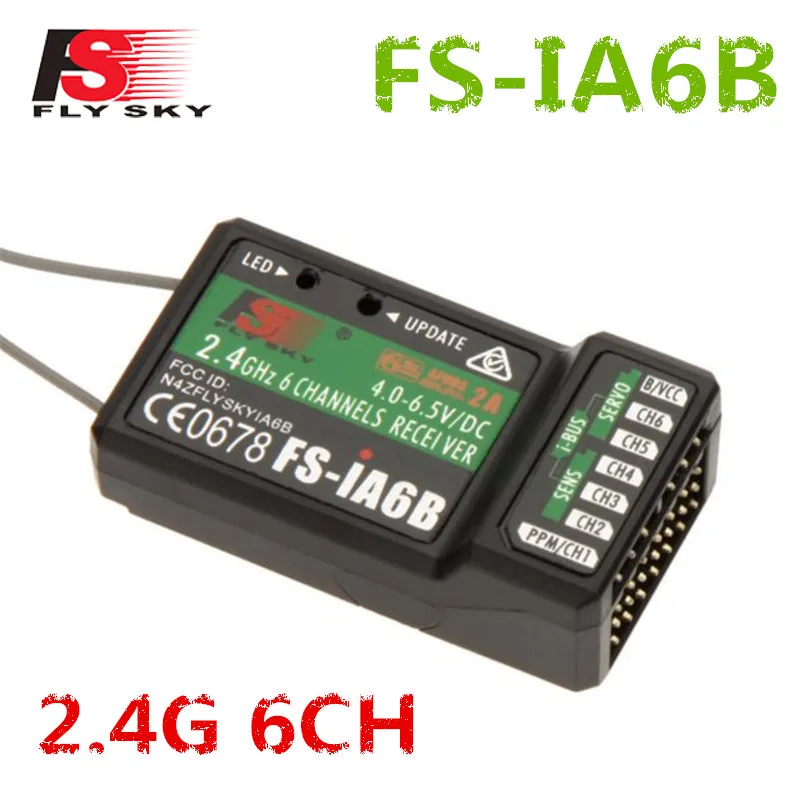 FLYSKY iA6B 2 4G 6 канальный PPM выход с iBus приемник портом для FS i6 i6X i6S самолет FPV