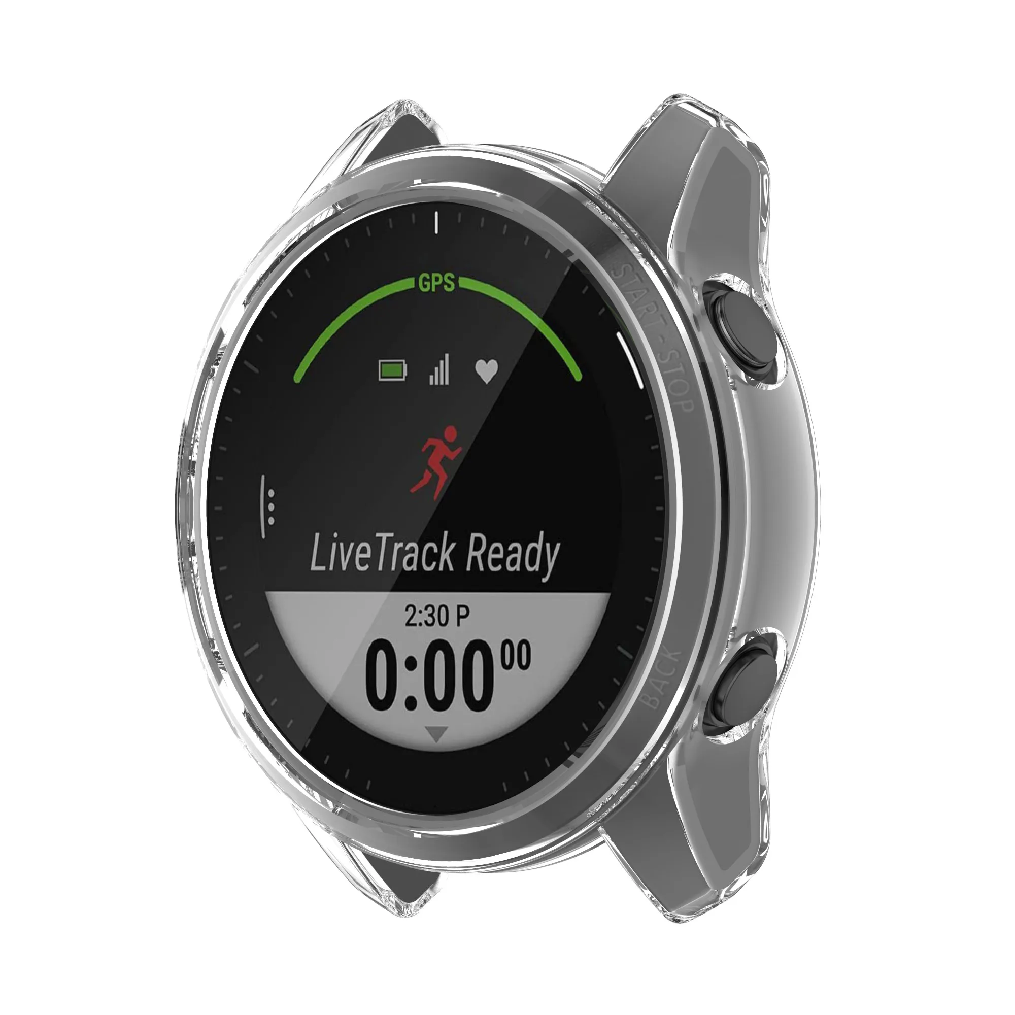 10 лампочек чехол для часов-браслета Garmin Forerunner 945 LTE защитный из ТПУ с рамкой |