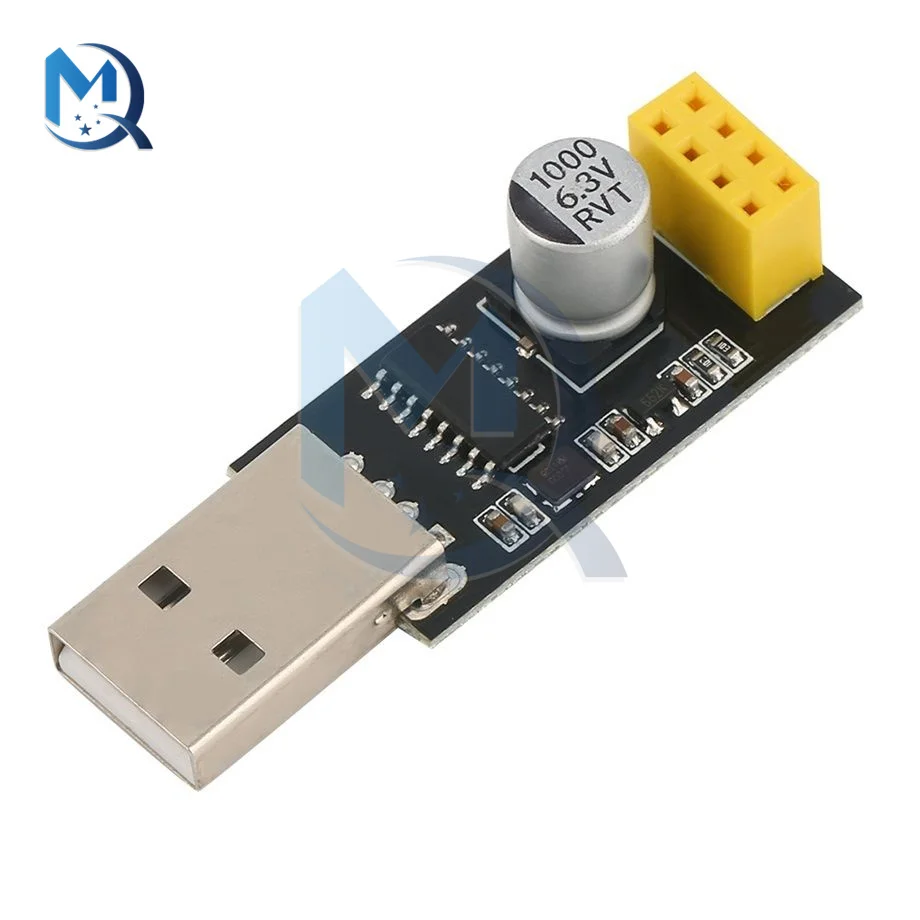Микроконтроллер беспроводной связи CH340 USB к ESP8266 ESP-01 ESP-01S модуль-адаптер Wi-Fi