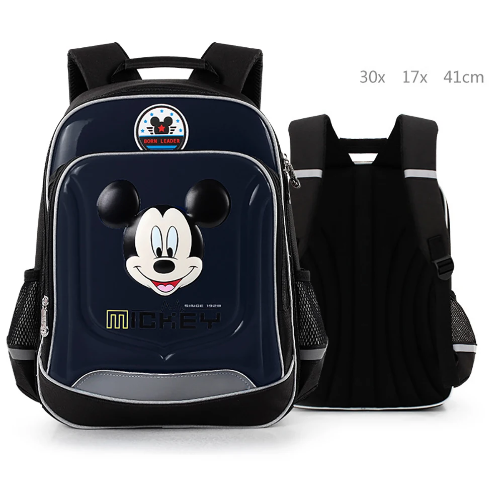 Рюкзаки для мальчиков-подростков Disney, школьные ранцы с мультяшным принтом Микки Мауса для студентов, вместительные милые дорожные сумки, 2021