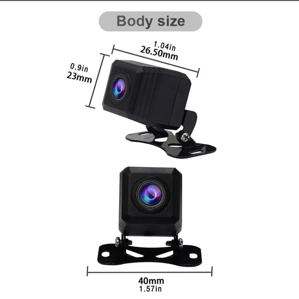 

WiFi Wireless Rear View Camera Wide-angle Blind Zone Video Car Camera Without Ruler 170 Degree Wide Angle